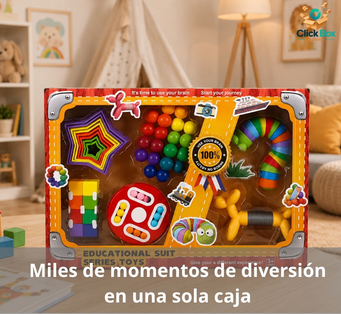 KIT SENSORIAL MONTESSORI, ¡MÁS DE 20 FORMAS DIFERENTES DE JUGAR!- ¡Envío gratis!