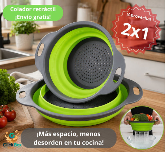 Colador retráctil ¡Aprovecha hoy 2x1!