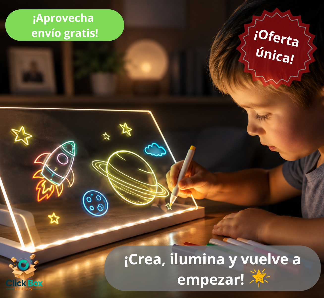 Pizarra LED Infantil